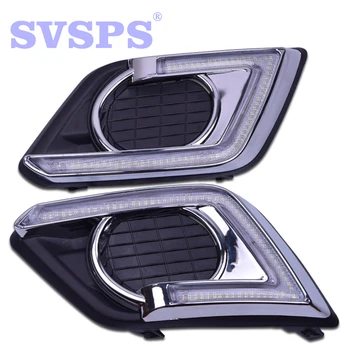 

High Quality Tuning Parts Daytime Running Lights Fog Lights Modified Highlights For Nissan Xtrail X-trail 2014 2015 2016