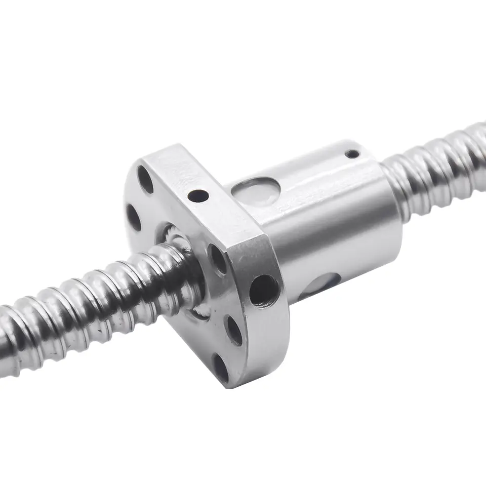 SFU1204 SET:RM1204 Rolled Ball Screw C7 with End Machined + Nut Housing + 1204 Ball Nut+BK/BF10 + Coupling image 2