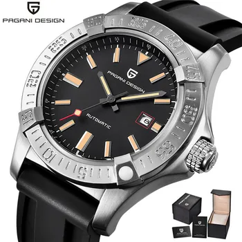 

PAGANI DESIGN Casual Fashion Silicone Strap Men Watch Luxury Top Brand Waterproof Automatic Mechanical Watches Relogio Masculino