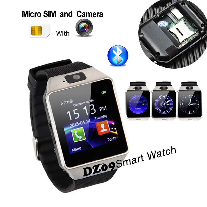 

Smart Watch DZ09 G1 With Camera Bluetooth Wristwatch SIM Card Smartwatch Clock For ios Android Phones Sport Men PK GT08 U8 80