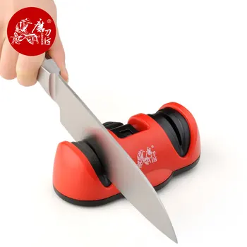 

TAIDEA stainless steel kitchen knife sharpener 2 stage knife sharpener with suction cup