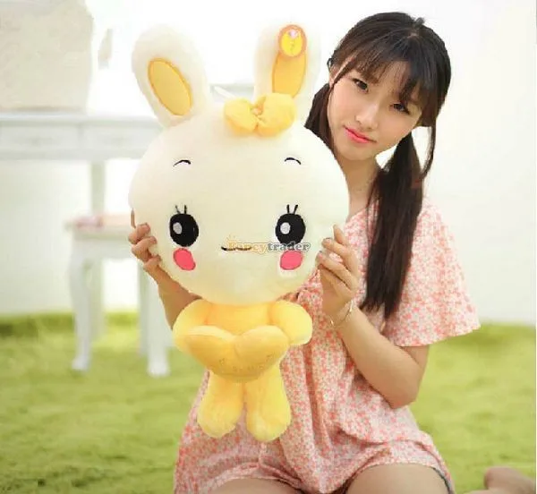 Fancytrader 35'' 90cm Giant Lovely Plush Soft Stuffed Cute Dress Heart Rabbit Bunny, 2 Colors, Free Shipping FT50883 (8)