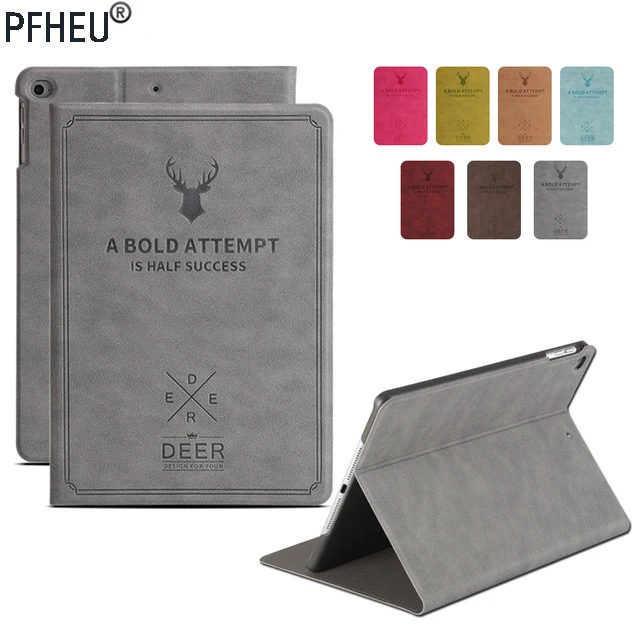 

PFHEU for iPad mini 4 case Smart wake up holster for apple iPad mini 4 cover 7.9 inch Canvas leather for iPad mini 4 cover case