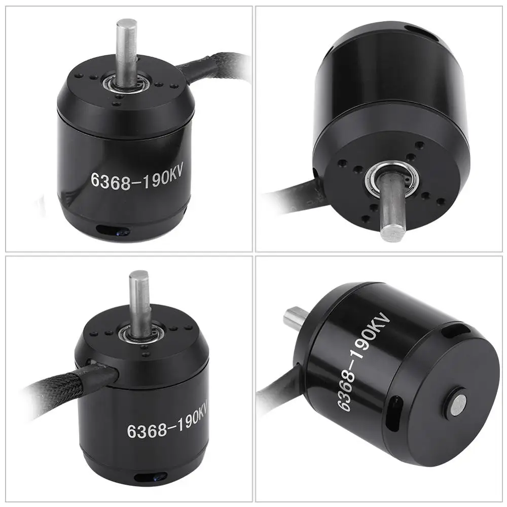 22 48V бесщеточный сенсорный RC Мотор 6368 190KV 6 12S мотор для электрического