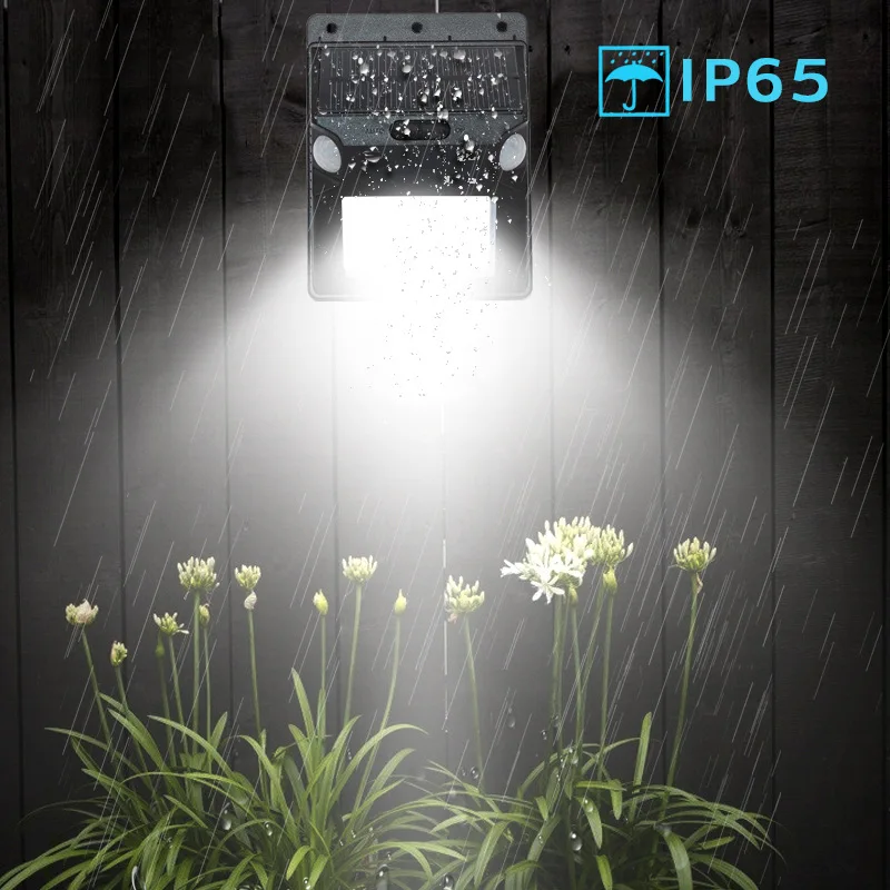 RGBW Led Solar Lights with Motion Sensor Lamp 12leds 5050 Waterproof Luce Solare Solar Led Lamp for Garden Yard Wall Lightings (9)