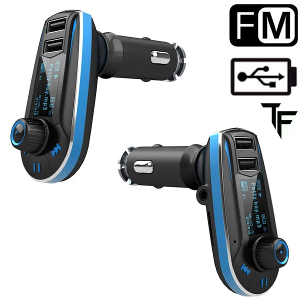 New-Dual-Port-USB-Car-Wireless-Radio-Audio-FM-Transmitter-MP3-Player