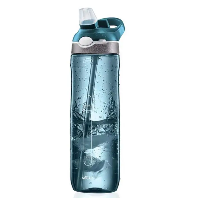black green Sports Kettle Portable Outdoor PP Material Cup Leakage Adult Suction Cup Insulation Cup four color Outerdoor Bottles - Color: black green