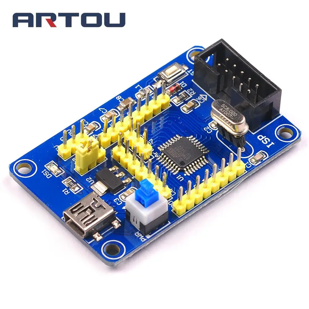 1 шт. AVR макетная плата ATmega8 минимальная системная Базовая плата