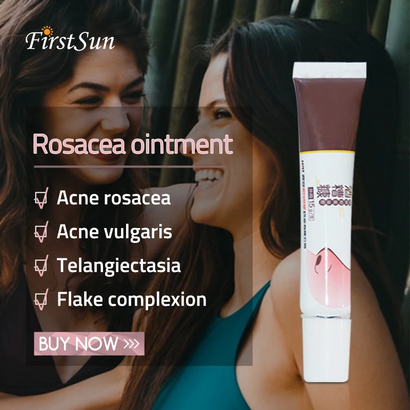 Firstsun Cremas Para La Rosacea травяные растения лекарство лечение красный нос удаление черных точек акне клещей крем уход за кожей сужение пор