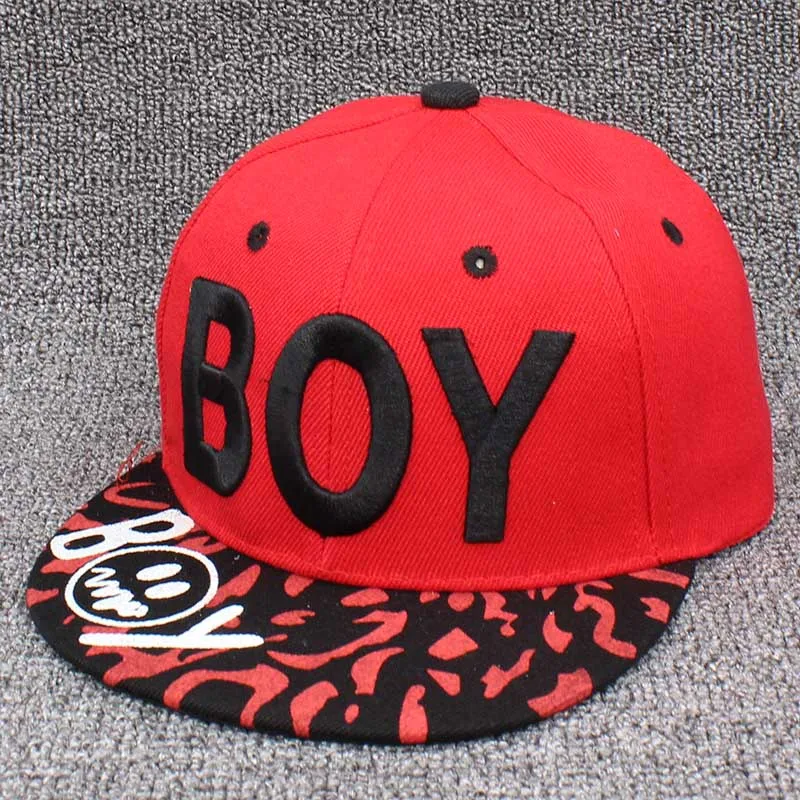 ALTOBEFUN/детская бейсболка на весну и лето для детей 3-8 лет, Солнцезащитная бейсбольная кепка для мальчика, регулируемая хип-хоп шляпа для девочки CC904 - Цвет: Красный