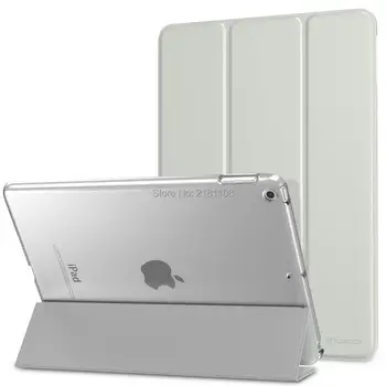

Slim Lightweight Smart Shell Stand Case Cover with Translucent Frosted Back Protector for Apple iPad 9.7 Inch iPad 2017/2018
