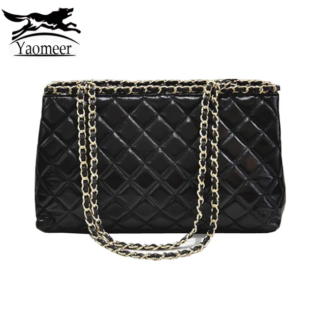 Famous Brand Chain Quilted Women Bags Designer Handbags Luxury Black Famous Brand Chain Quilted Women Bags Designer Handbags Luxury Black Soft Pu Leather Shoulder Messenger Bag