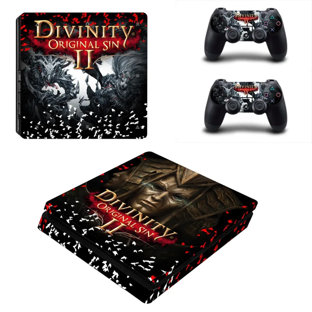Оригинальная наклейка для игровой консоли Sin 2 PS4 Slim Виниловая Sony PlayStation 4 и