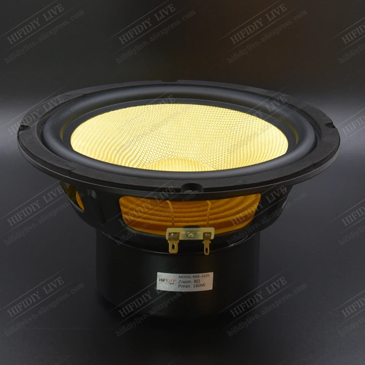 HI FI DIY LIVE BK8 210S AUDIO HIFI 8 дюймов &quotнизкочастотный динамик 4/8 Ом 160 Вт из стекловолокна