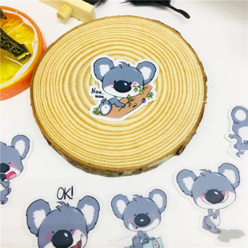 40 pcs Mixed Meng koala Stickers for Car Styling Bike Motorcycle Phone Laptop Travel Luggage Cool Funny Sticker Bomb Decals