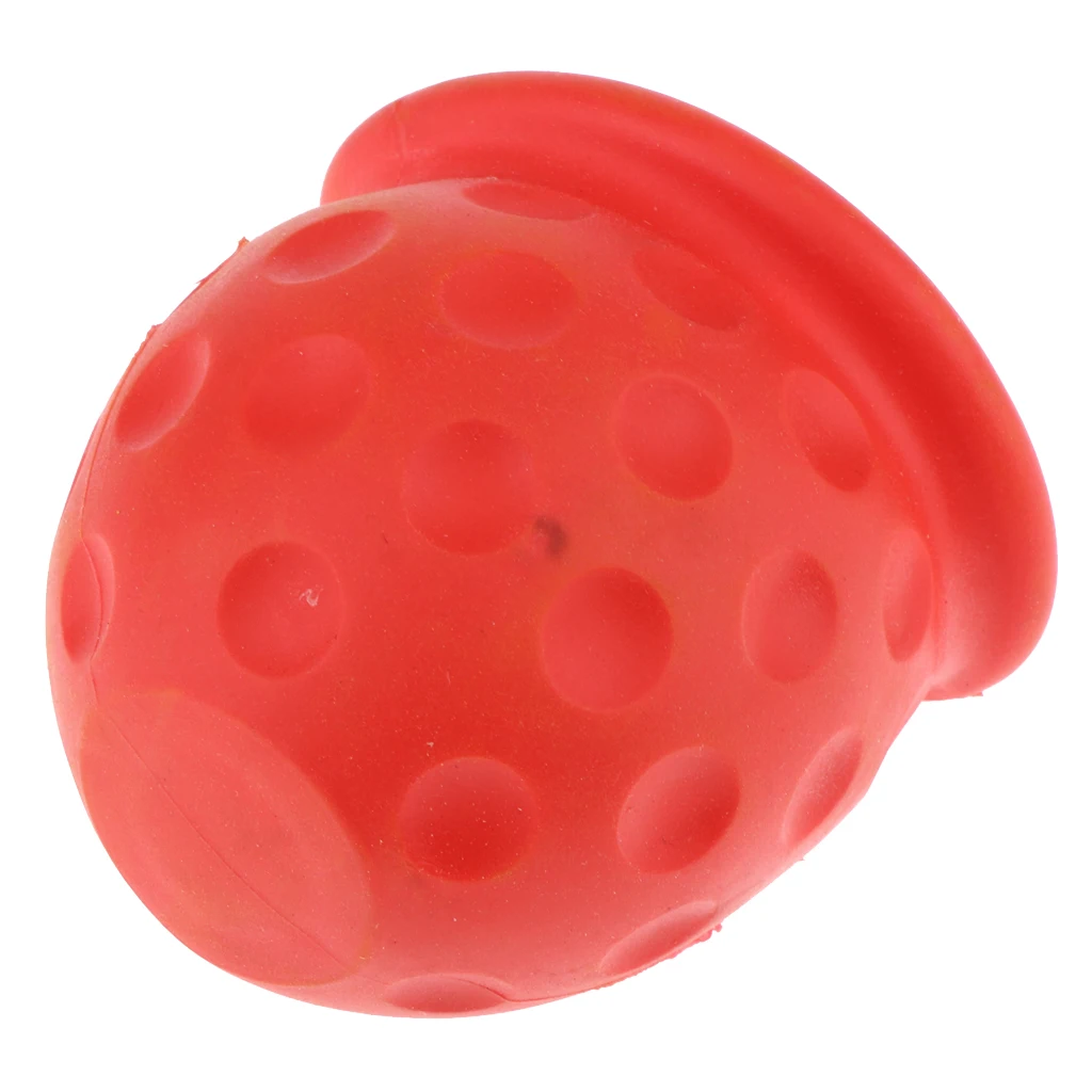 Универсальный 50 мм Резиновый буксировочный мяч Крышка шапки буксировочная сцепка для Караван Трейлер Towball Защита Красный