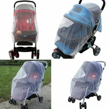 

2019 New Stock Mosquito Insect Net Netting For Baby Stroller Pushchair Buggy Safe Cart Mosquito Net Full Cover NettingMesh