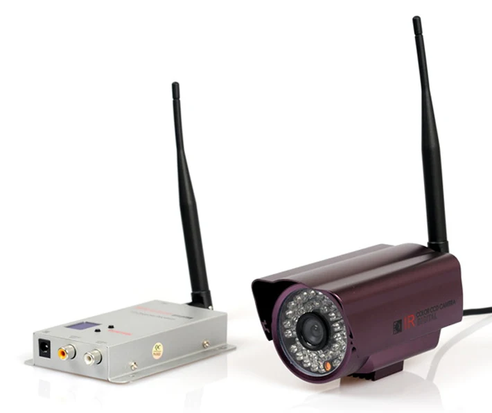 

HD night vision camera AV output super distance real-time watch monitoring 1.2G wireless receiver
