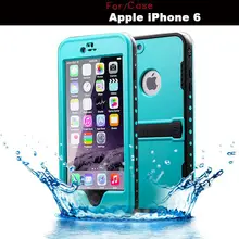 10 шт./лот Redpepper противоударный водонепроницаемый чехол для iPhone 6S 4.7 5.5 дюймов с отпечатков пальцев Подставки Обложка сумка DHL