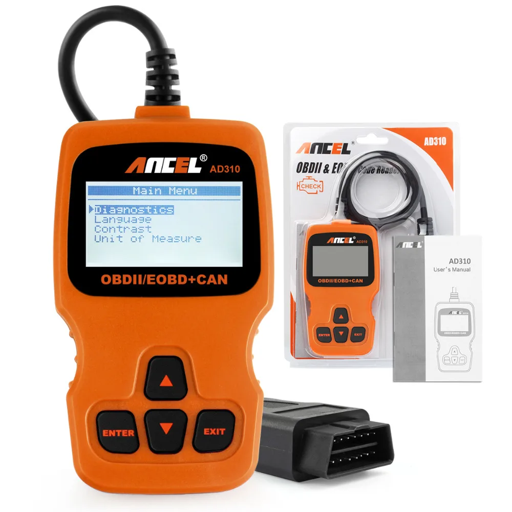 Prix pour Scanner Automotivo Anglais Traduction Portugais Ferramentas Ancel AD310 pour Toyota Mitsubishi OBD 2 EOBD Lecteur de Code Prix pour Scanner Automotivo Anglais Traduction Portugais Ferramentas Ancel AD310 pour Toyota Mitsubishi OBD 2 EOBD Lecteur de Code