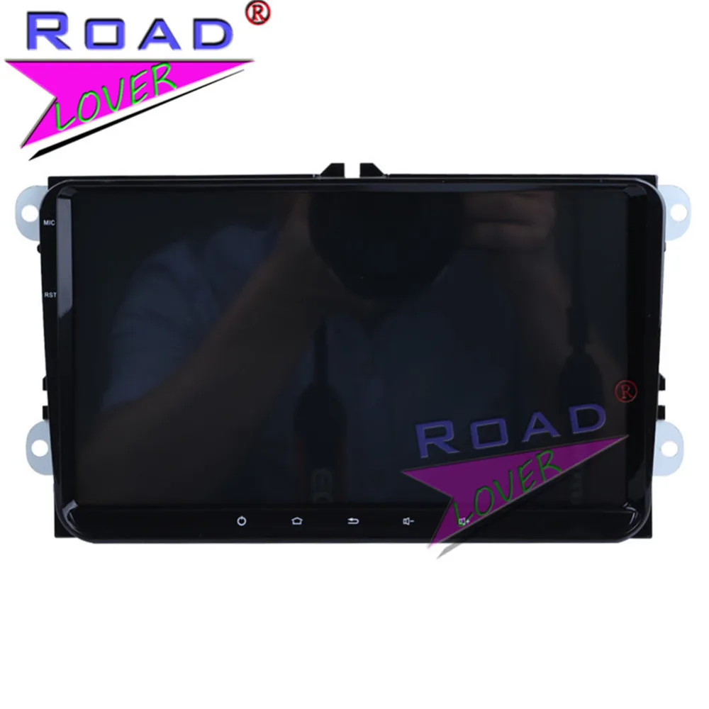 Best TOPNAVI 4G+32GB New Android 8.0 Octa Core Car GPS Navigation Multimedia For VW Caddy Polo EOS Passat Tiguan Golf Stereo NO DVD 1