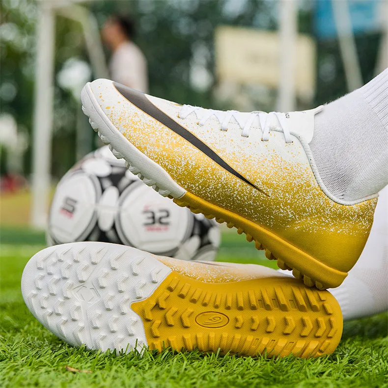 ZHENZU Профессиональная футбольная обувь для мужчин и детей, футбольные бутсы для мальчиков chuteira futebol
