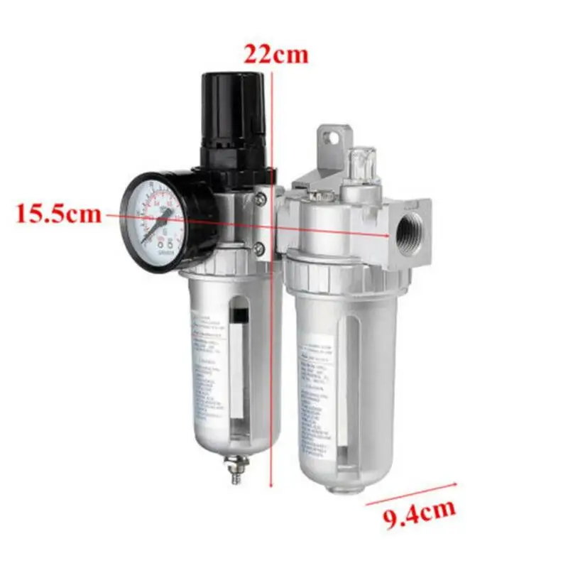 SFC400 сепаратор масла воды регулятор Ручной Пневматический воздушный компрессор указатель фильтра ловушка для компрессора распылитель краски
