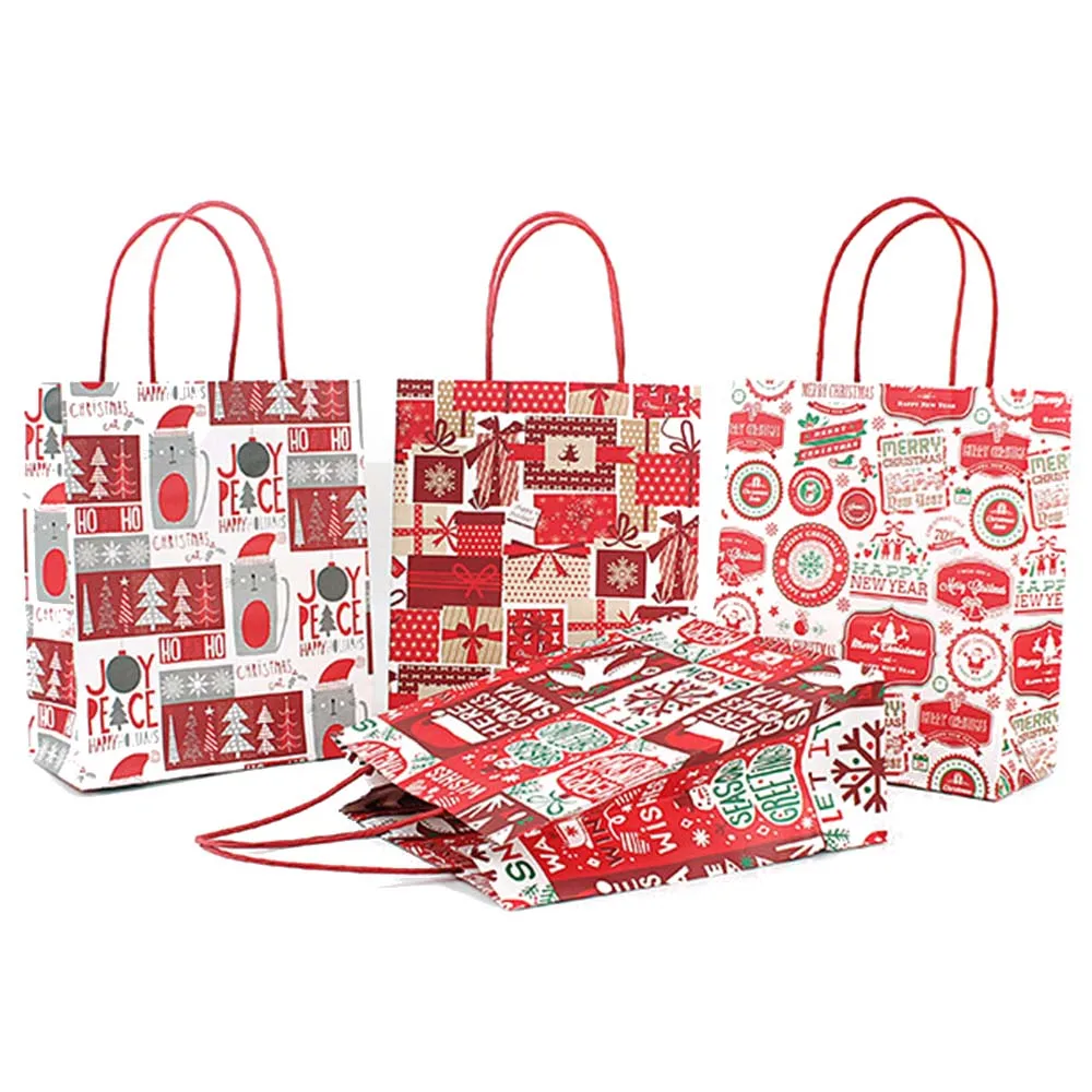 

Birthday Creative Christmas Gift Wrapping Paper Bag High-End Clothing Portable Square Bottom Bag