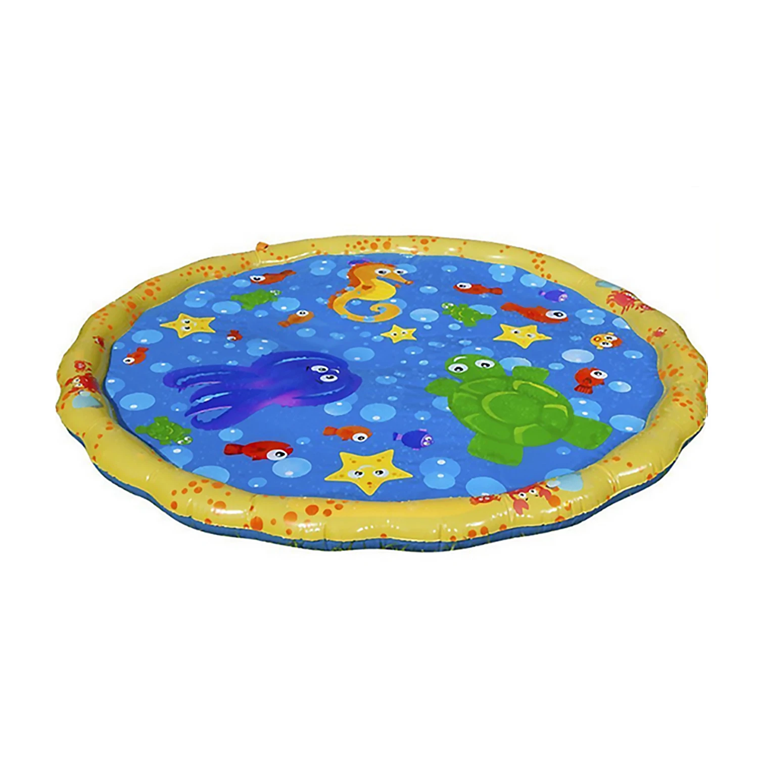 astounding  100cm Funny Inflatable Outdoor Sprinkle Splash Water Play Mat Pad Toy for Kids Children Babies Todd