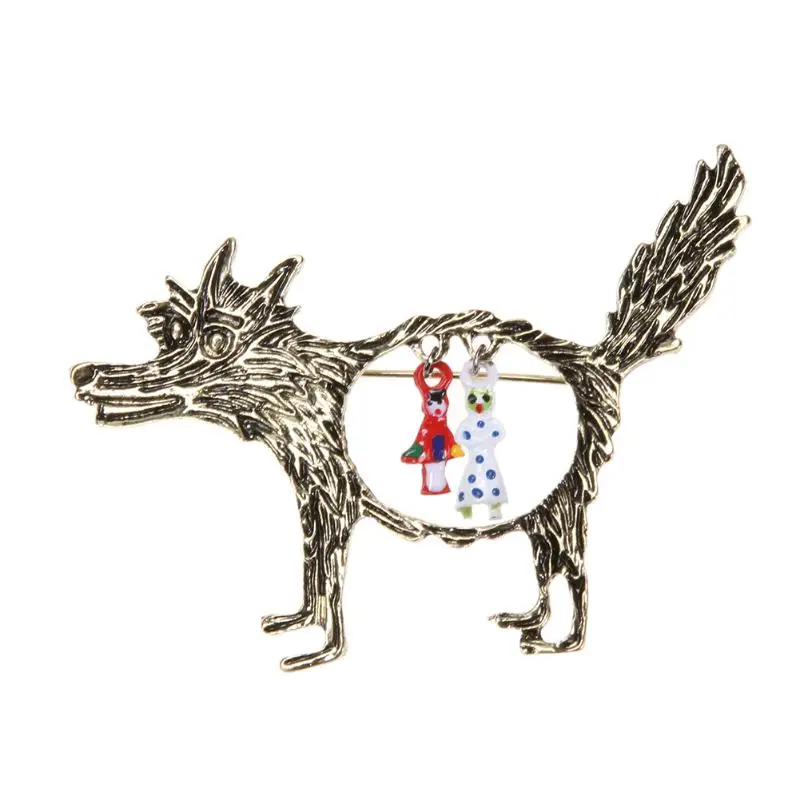 Женская брошка в форме шапки волка модная виде милых животных|brooch jewelry|animal pinbrooch