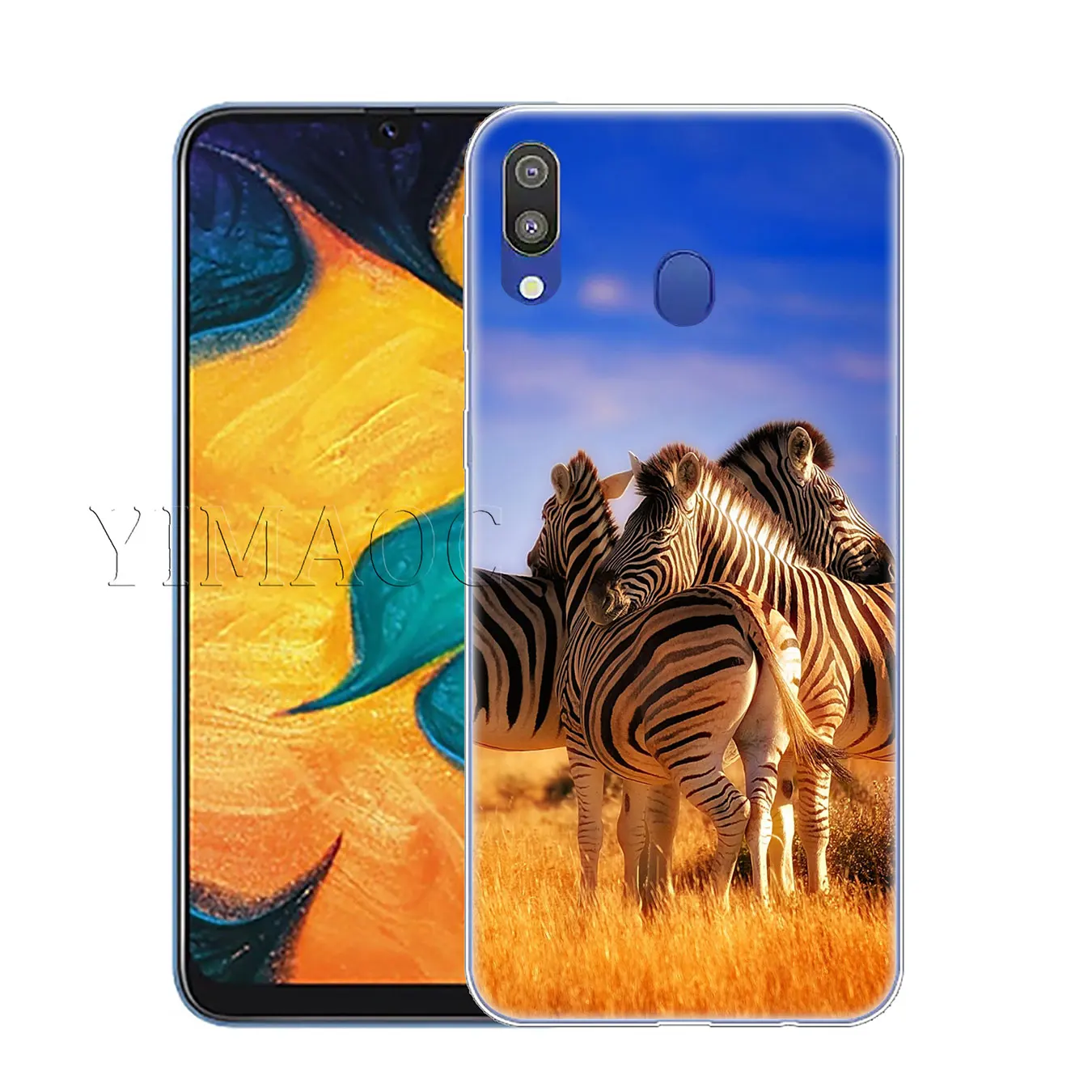 Мягкий силиконовый чехол YIMAOC с изображением зебры и жирафа для Samsung Galaxy A70 A60 A50 A40