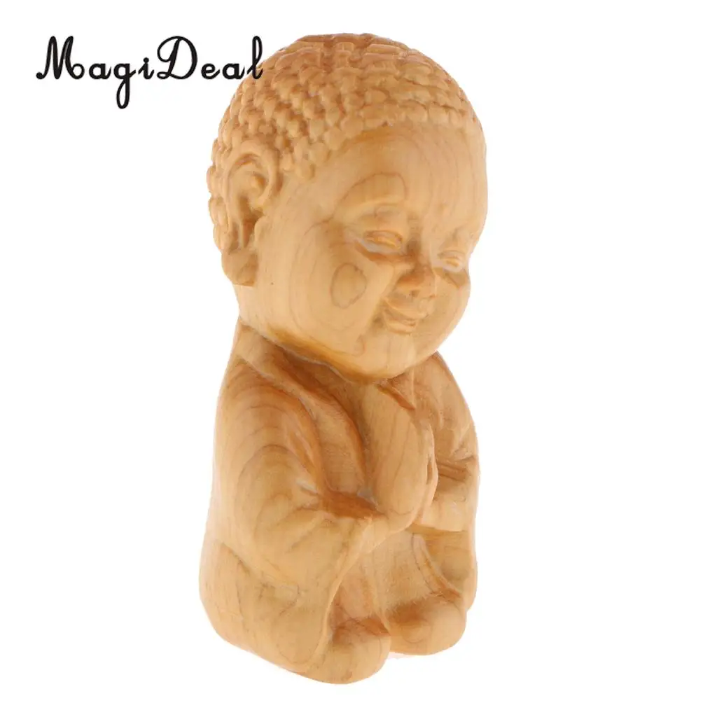 Wooden Elephant Buddha Figurine Sculpture Statue Wedding Birthday Gifts Decorative Ornaments