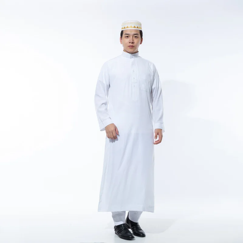 

Arabic Oman Qamis Homme Islamic Clothing Jubba Men Muslim Dress Saudi Arabia Thobe Robes Musulman Islam Outfits Galabia Costumes
