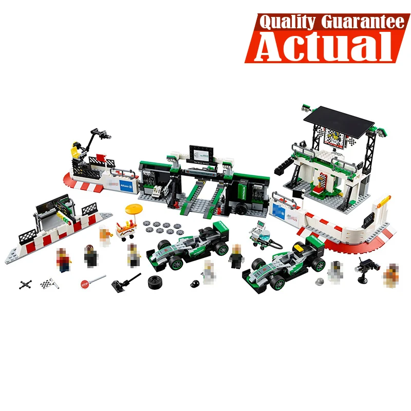 

Lepin 28006 Technic Speed Car Super Racing Champions Formula One Team Building Blocks Figure Bricks DIY Toys Compatible 75883