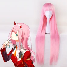 Аниме Дарлинг на франссе Косплей парики ноль два косплей парик термостойкие искусственные волосы для париков Хэллоуин Карнавал вечерние женщины