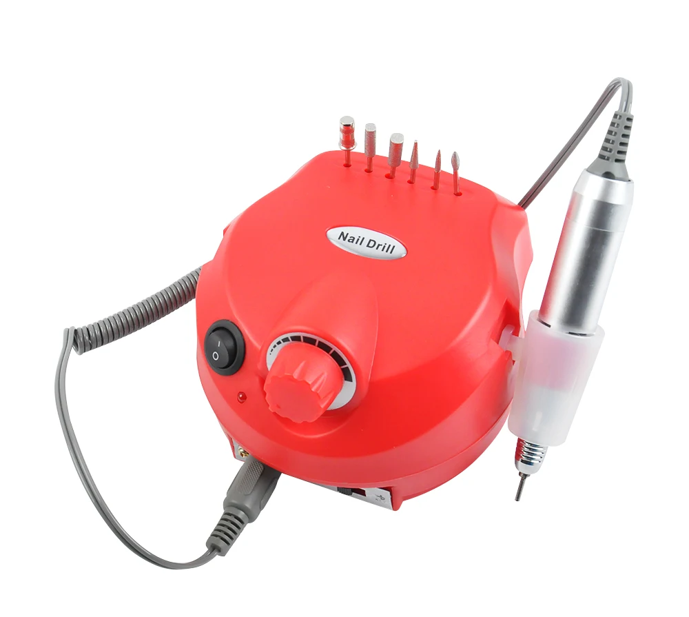 

110/220V 30000 RPM Pro Electric Nail Art Drill File Bits Machine Manicure Kit Professional Salon Home Nail Tools Set