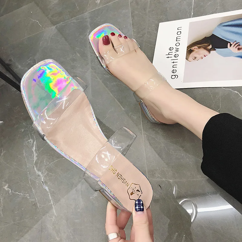 Jookrrix Women Mesh Sandals 2019 Woman Brand Wedges High 3 cm Fashion Slipper Platform Silver Chunky Sandals Shoes Fashion