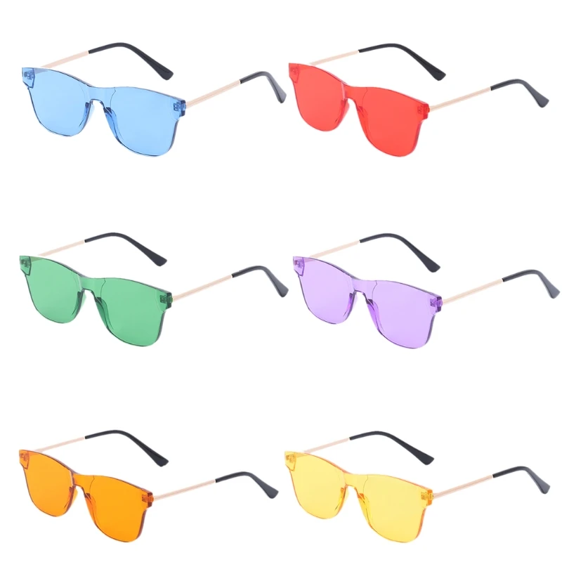 Горячие шикарные солнцезащитные очки модные оправы без рамки Карамельный цвет солнцезащитные очки ретро роскошные солнцезащитные очки UV400