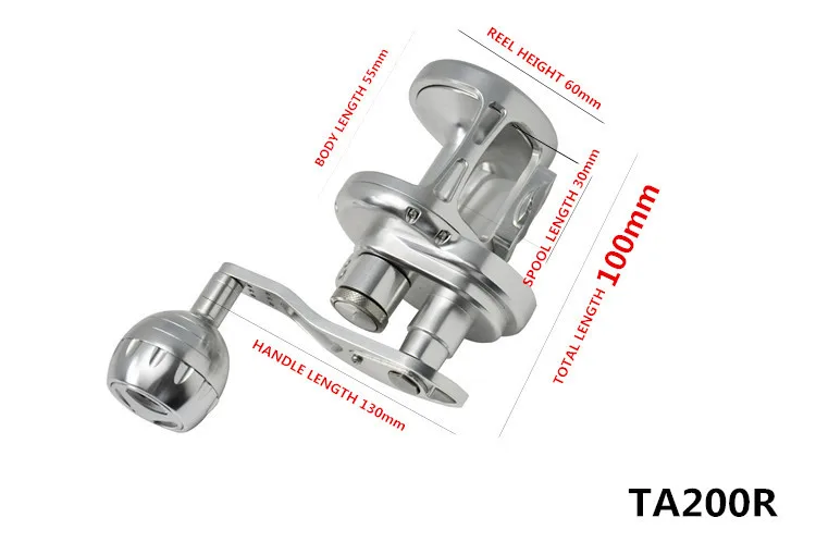 Carretel de Pesca Liga de Alumínio Carretel de Pesca de Água Topline Enfrentar Lento Jigging Roda Cnc Metal Completo Jig de Água Salgada Barco Carretel 4.9: 1 28 Carretilhas de pesca