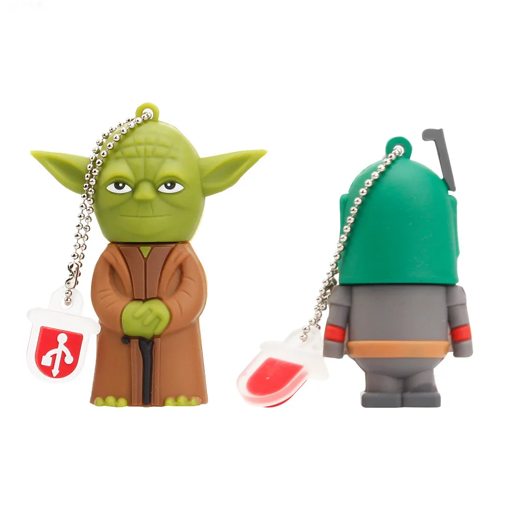 Cartoon usb stick 2.0 flash memory Stick 128GB Star Wars Pen drive 4GB 8GB 16GB 32GB 64GB Pendrive USB Flash Drive free shipping