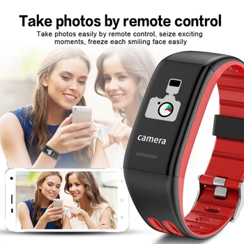 

KINYO Heart Rate wristband waterproof smart bracelet activity tracker remote camera message call reminder smart band bluetooth 4