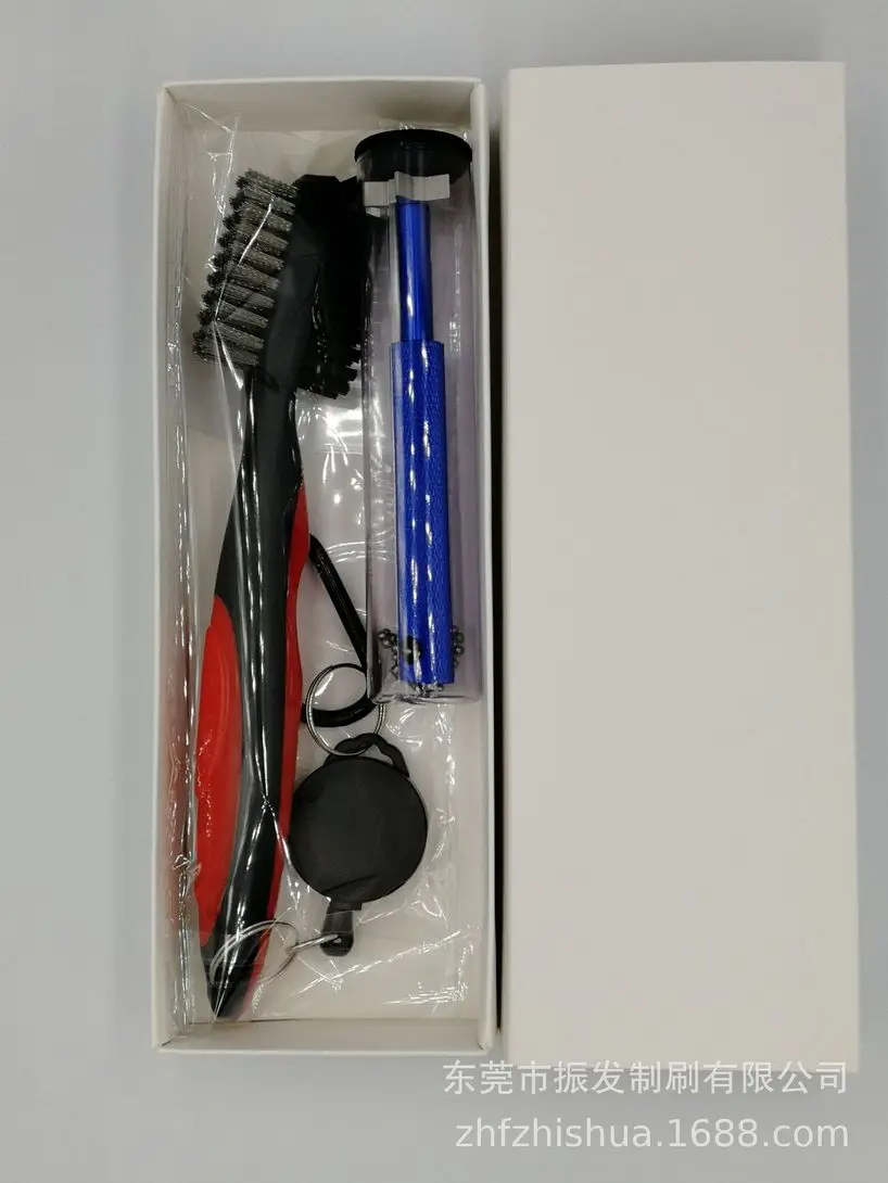 2019 Golf Club Brush Golf Groove Cleaning Brush 2 Sided Golf Putter Wedge Ball Groove Cleaner Kit Cleaning Tool Gof Accessories