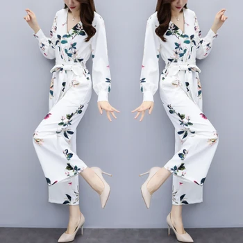 

Fashionable Wide Leg Pants Rompers Womens Jumpsuit Macacao Feminino Trendy Womens Long Sleeve Bodysuit Combinaison Femme