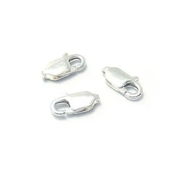 

Diy аксессуары, ожерелье, металлическая пряжка, высокое качество, сплав, застежка-лобстер, 10x4 мм, 20 сумок