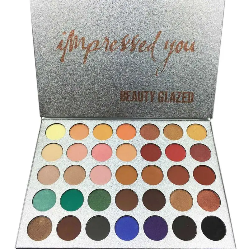 

BEAUTY GLAZED 35 1pcs Palette Eyeshadow Shadow Palette Dropshipping Makeup Colors Face Shades Eye Matte Shimmer