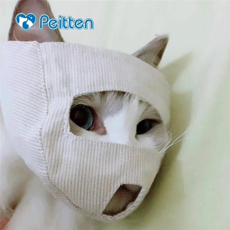 Buy 2018 Pet Cat Eye Blindfold Patch Mouth Mask with