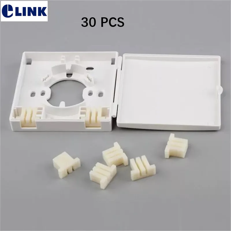 ftth faceplate without adapter SM MM ftth 2 port white color ABS Wall outlet 2 core 1core fiber optical face plate 86 30PCS new v core 3 1 carbon fiber x carriage plate v core 3 3d printer xy joiner plate v3