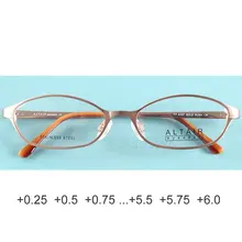Золото супер дизайнерские очки для чтения анти-отражающие линзы унисекс 0,25 0,75 1,25 1,75 2,25 2,75 3,25 3,75 4,25 4,75 5,25 5,75