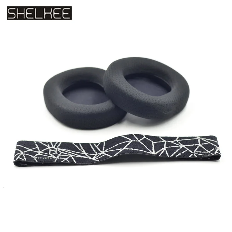 

SHELKEE Headband foam earpads ear pads cushion Replacement Elastic head band for SteelSeries Arctis 3 5 7 Gaming Headset sponge