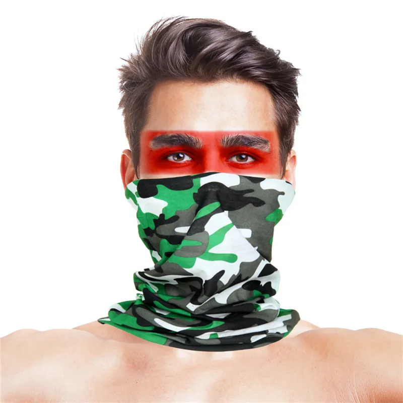 

Camouflage Ties for Men Handkerchiefs Cravat Tube Rectangle Magic Headwear Bandanas Women 100% Polyester Headscarf Accessories